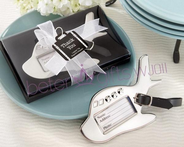 wedding - beter gifts #合金飞机行李牌 金属拉杆箱吊牌 身份牌wj011