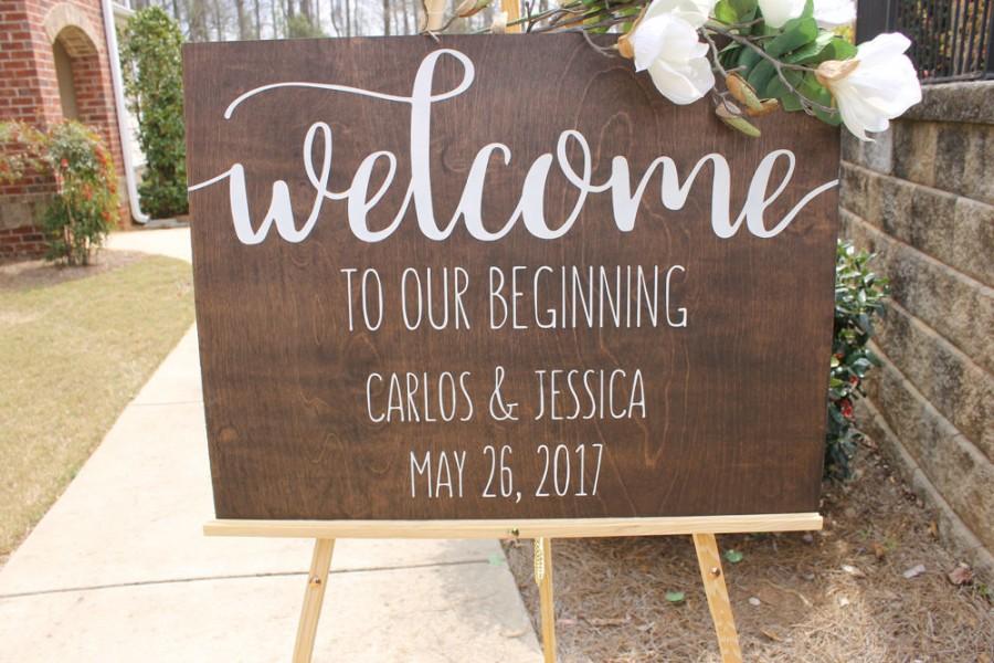 Hochzeit - Welcome Wedding Sign