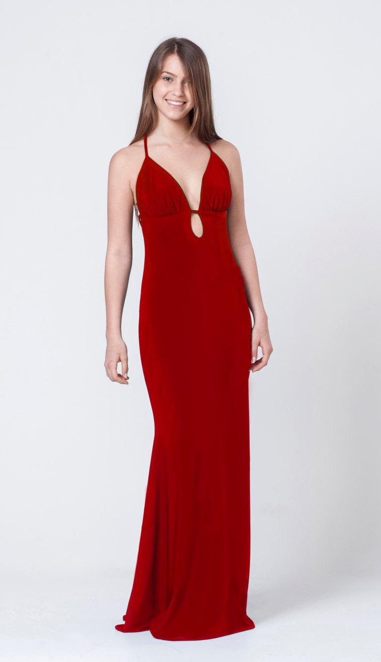 Свадьба - Long Dress, Red Woman Dress, Prom Dress, Maxi Dress, Party Dress, Slit Dress, Formal Dress, Elegant Dress, Prom Gown, Floor Length Dress