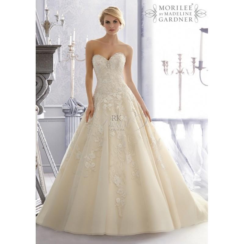 Hochzeit - Mori Lee Bridal Fall 2014 - Style 2671 - Elegant Wedding Dresses