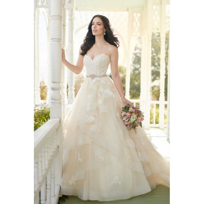 زفاف - Style 821 by Martina Liana - Cathedral LaceTulle Sleeveless Ballgown Sweetheart Floor length Dress - 2017 Unique Wedding Shop