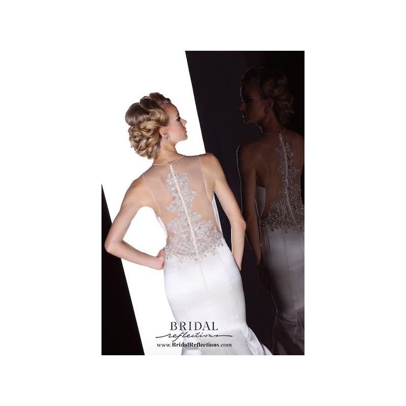 زفاف - Simone Carvalli 90193 (back) - Burgundy Evening Dresses