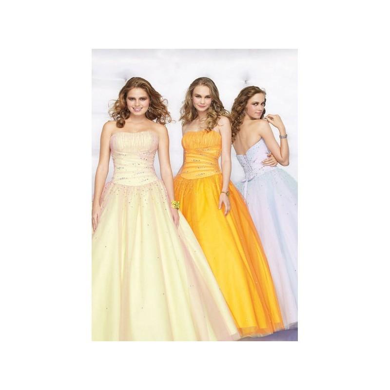 زفاف - 2017 inexpensive Strapless Organza Best Sell Floor Length Prom Gown In Canada Prom Dress Prices - dressosity.com