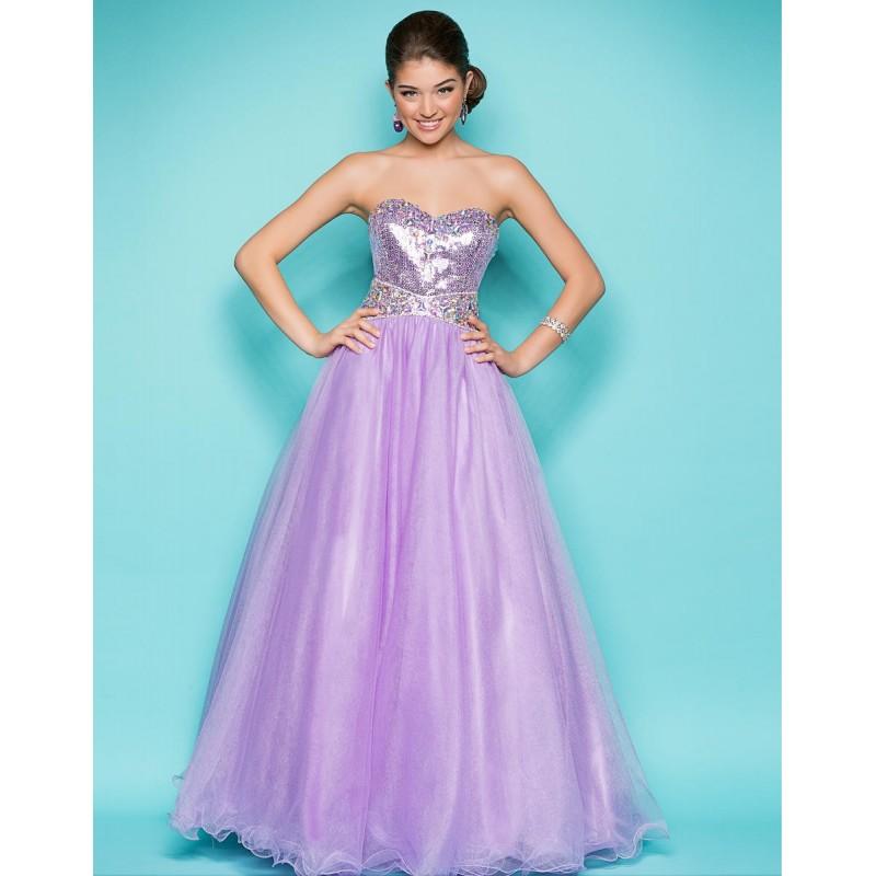 زفاف - Custom 2014 Pink Tulle Sweetheart Strapless A-line Ball Gown Full Length Prom/evening/bridesmaid Dresses Blush 5212 - Cheap Discount Evening Gowns