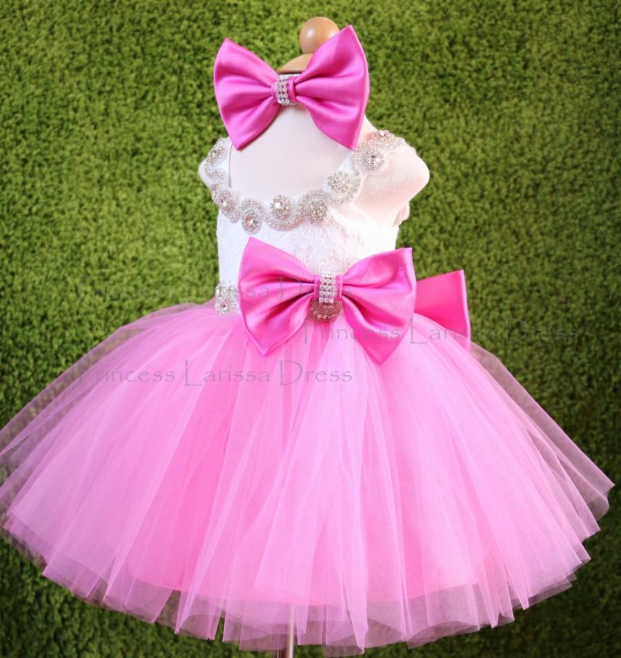 زفاف - Collection - Toddler Flower Girl Dress, Halloween Dress, Pageant Dress, Baby Birthday Dress, PD115-2