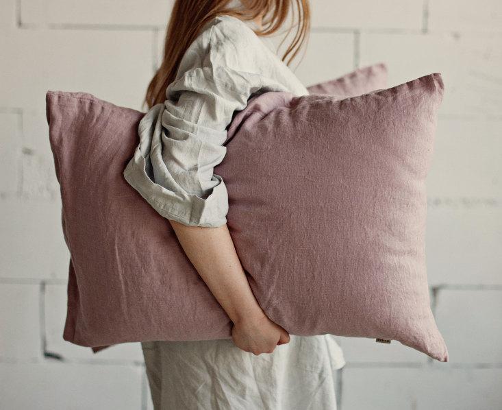 Wood Rose Linen Pillow Case. Stone Washed Flax Cover. 2699959 Weddbook