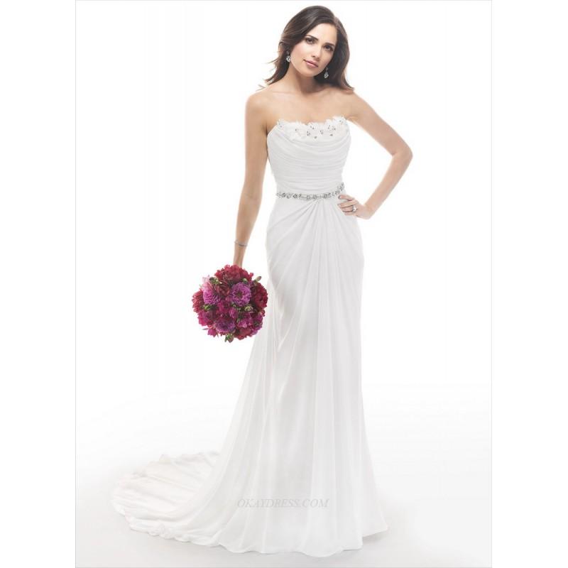 Свадьба - Maggie Sottero Brady Bridal Gown (2014) (MS14_BradyBG) - Crazy Sale Formal Dresses