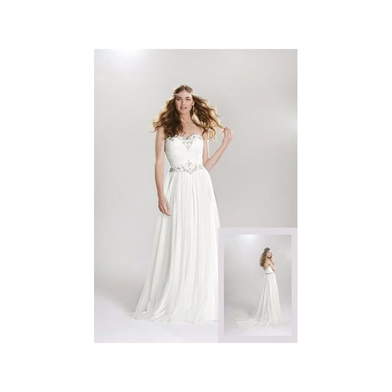 Свадьба - Vestido de novia de Lillian West Modelo 6411 - 2016 Evasé Palabra de honor Vestido - Tienda nupcial con estilo del cordón