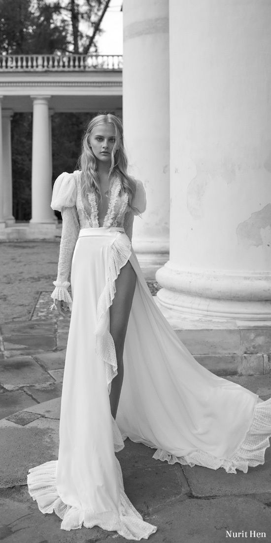 Свадьба - Nurit Hen Ivory And White 2017 Wedding Dresses