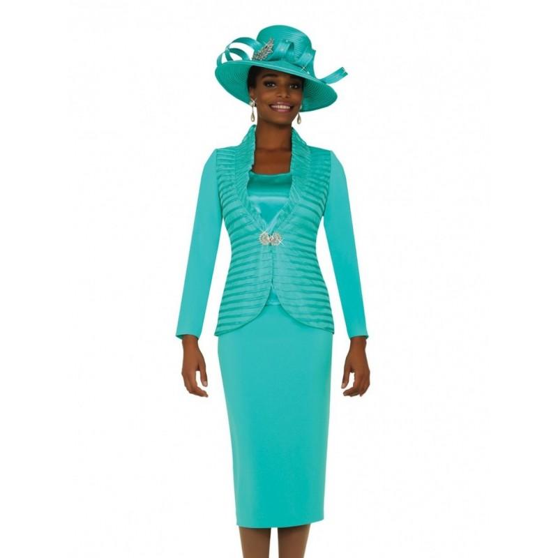 زفاف - Ben Marc Fifth Sunday 52767 Womens Ruffle Church Suit - Brand Prom Dresses