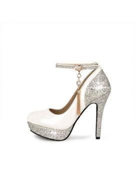 زفاف - Tassel White Wedding Shoes - 5 / Black