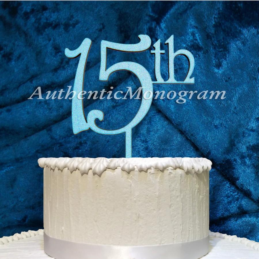 زفاف - 15th Birthday or Anniversary Cake Topper, Anniversary,  Celebration, Family, Special Occasion, Love Gift 4214P