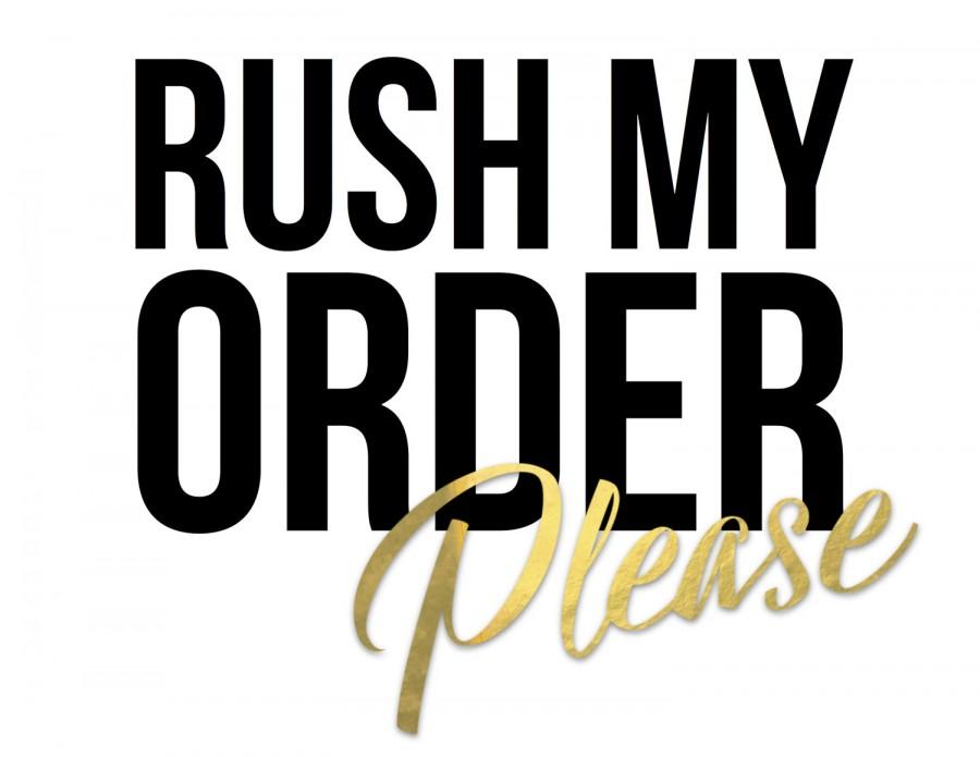 زفاف - RUSH MY ORDER Please