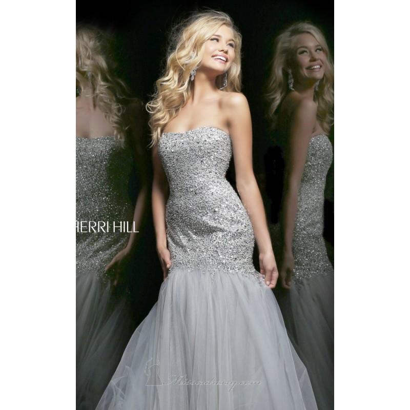 Mariage - Sequined Long Gown Dresses by Sherri Hill 21280 - Bonny Evening Dresses Online 