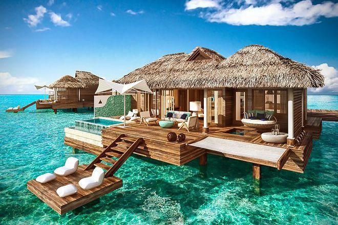 Свадьба - The Carribean's First Over-The-Water Luxury Bungalows Are Heaven On Earth
