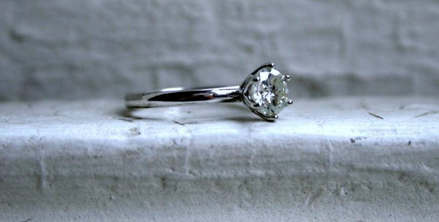 زفاف - Classic Diamond Solitaire - 1.00ct.
