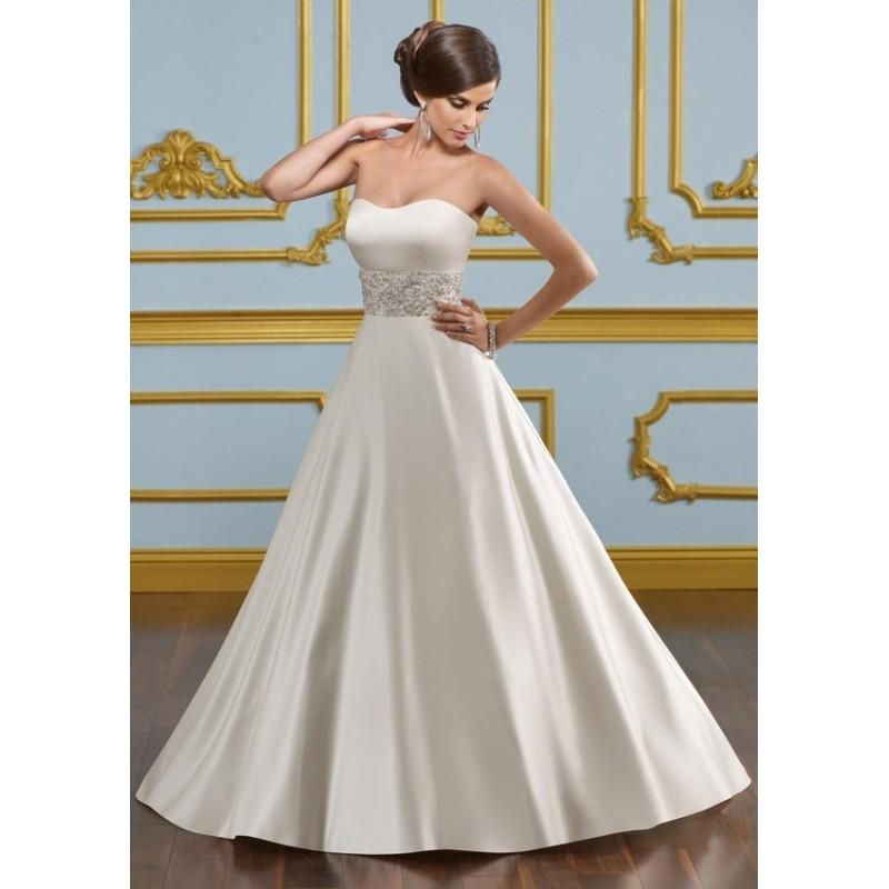 زفاف - Mori Lee 4916 - Long Mori Lee Strapless A Line Wedding Dress - 2017 New Wedding Dresses