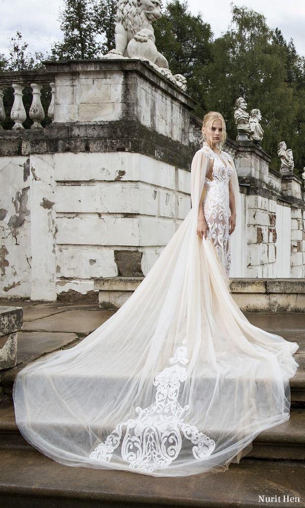 زفاف - Nurit Hen Ivory And White 2017 Wedding Dresses