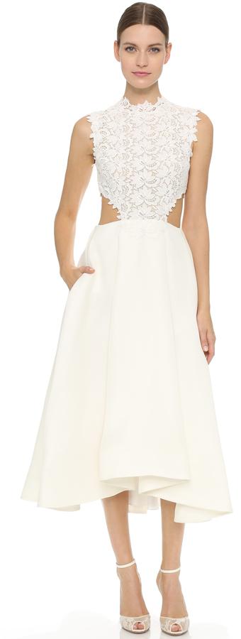 Hochzeit - Monique Lhuillier Tea Length Dress