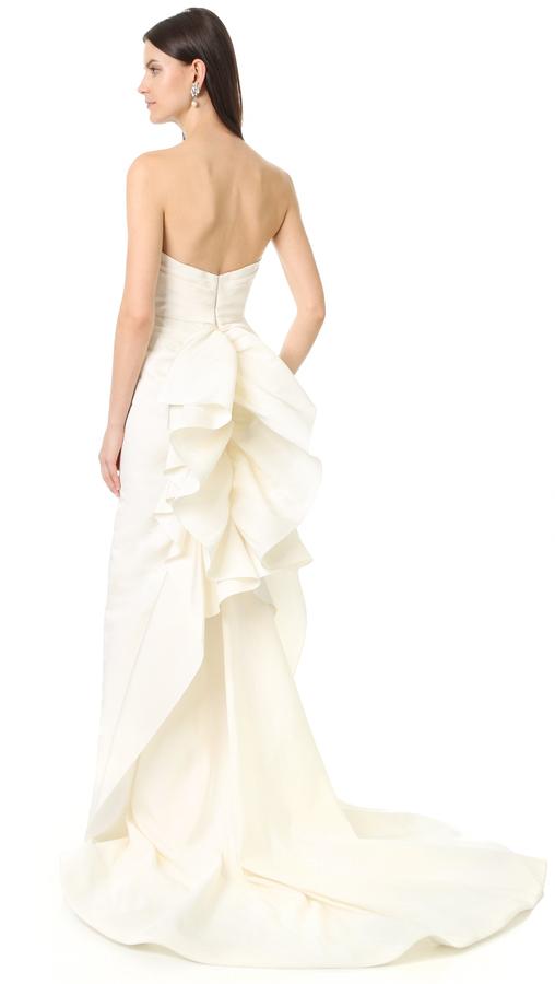 Wedding - Marchesa Iris Strapless Gown