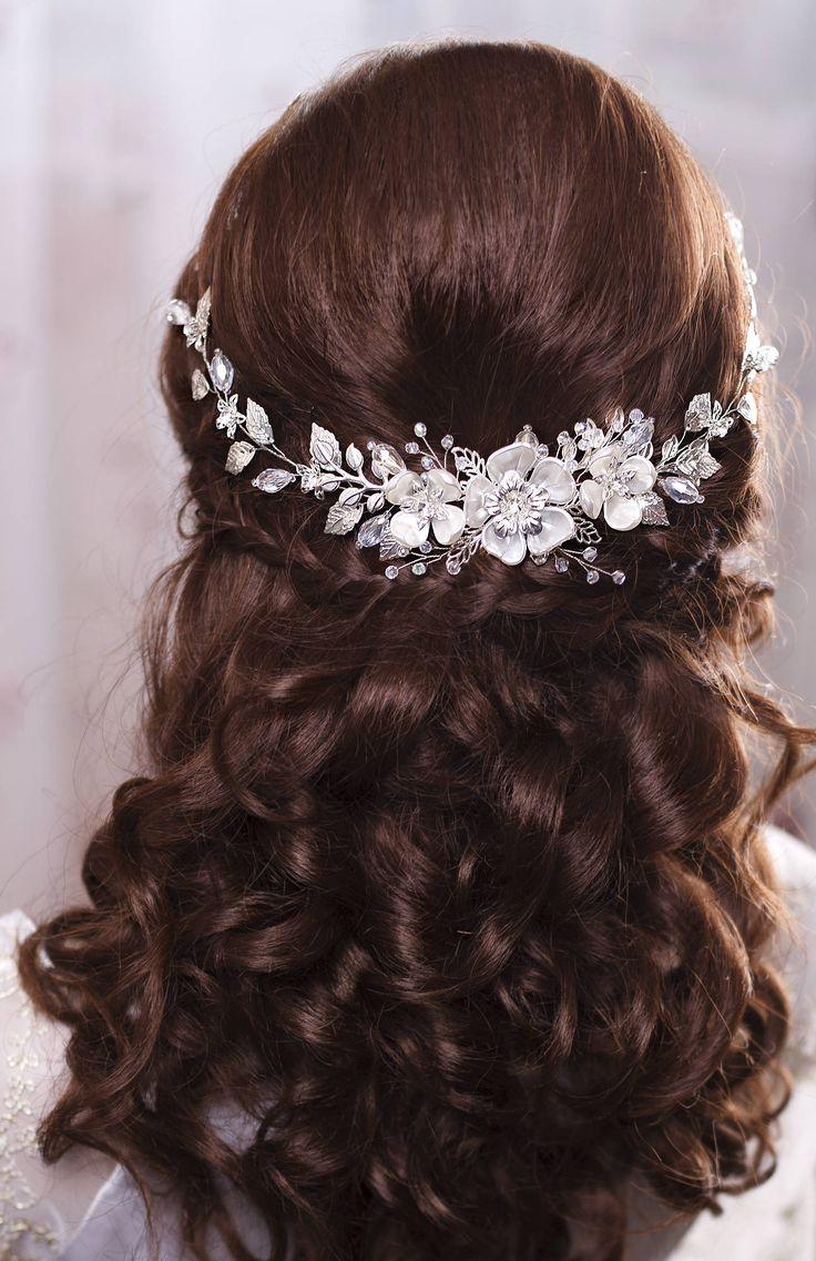 زفاف - Bridal Hair Piece Bridal Headband Wedding Head Band Bridal Hairpiece Bridal Headpiece Wedding Head Piece Pearl Hair Piece Bridal Hair Vine