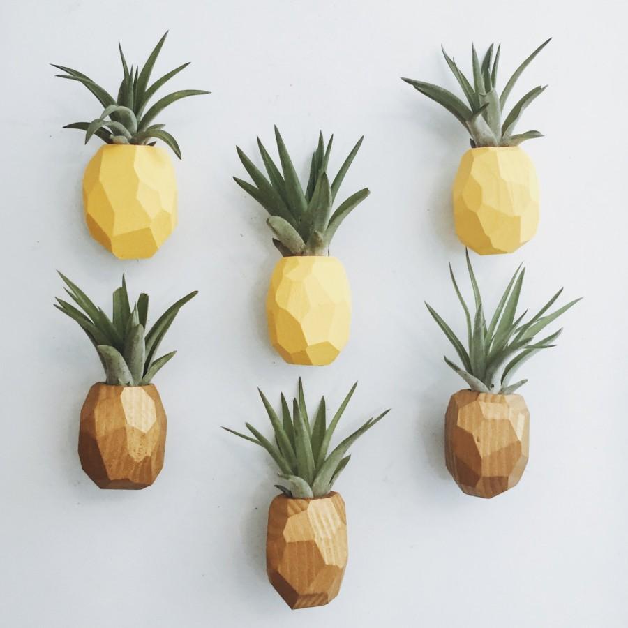 Mariage - Pineapple Magnet w/Air Plant