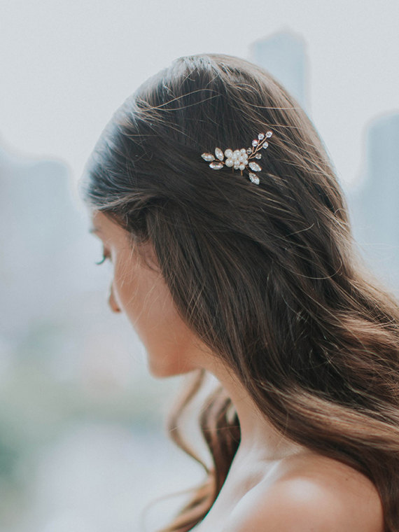 زفاف - Crystal Hairpin 