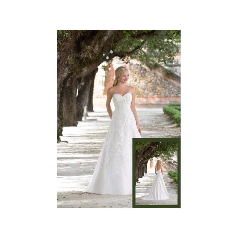 Свадьба - Vestido de novia de Sincerity Modelo 3879 - 2016 Evasé Palabra de honor Vestido - Tienda nupcial con estilo del cordón
