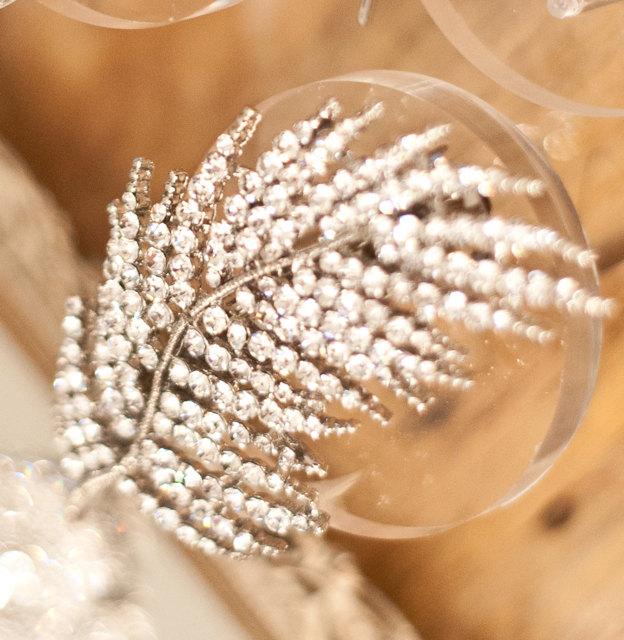 زفاف - Bridal Hair Crystal Leaf Wedding Accessories