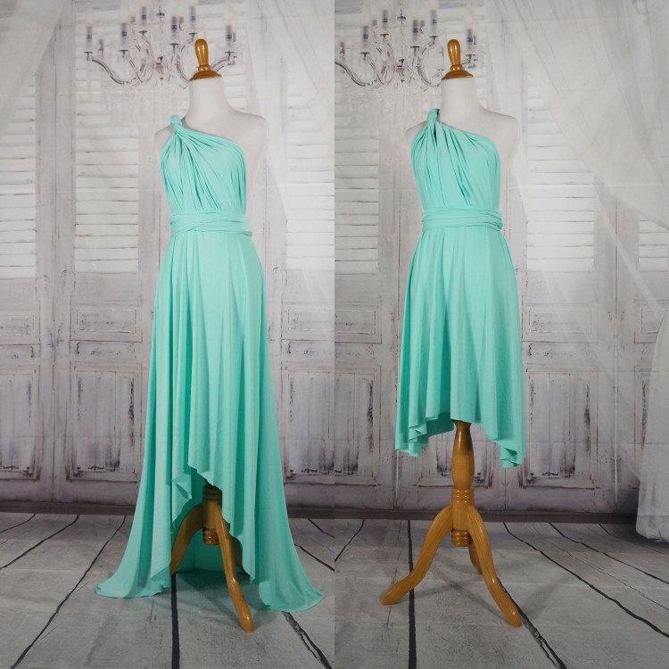 Mariage - Bridesmaid Dress , Infinity Dress, Wrap Convertible Dress.Party dress-A style D style