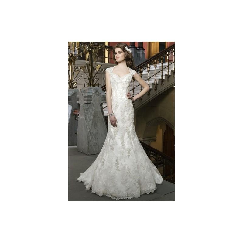 Свадьба - Justin 8725 - Full Length Sweetheart Ivory Spring 2014 Fit and Flare Justin Alexander - Nonmiss One Wedding Store