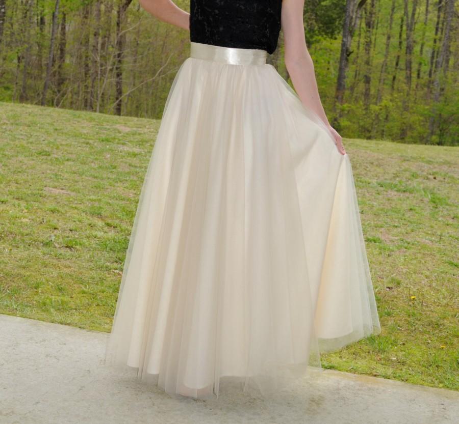 Свадьба - Maxi Circle Tulle Skirt,Premium Quality Tulle,Soft Tulle skirt,Adult tulle skirt,custom made tulle skirt from my FabBoutique!