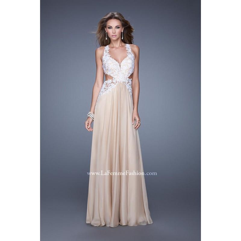 زفاف - La Femme 20692 Gown with Sheer Lace - Brand Prom Dresses