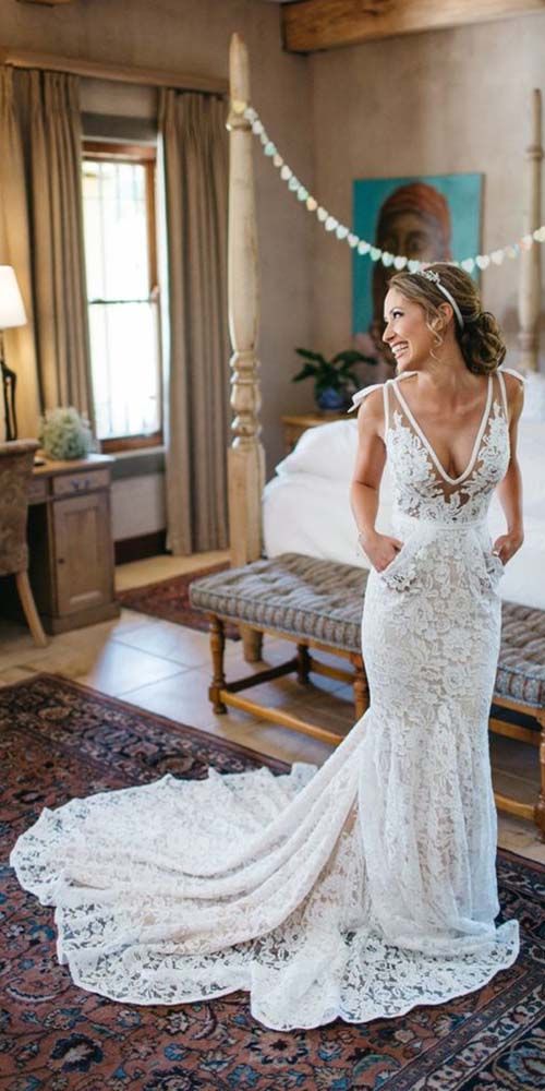 زفاف - 30 Lace Wedding Dresses That You Will Absolutely Love