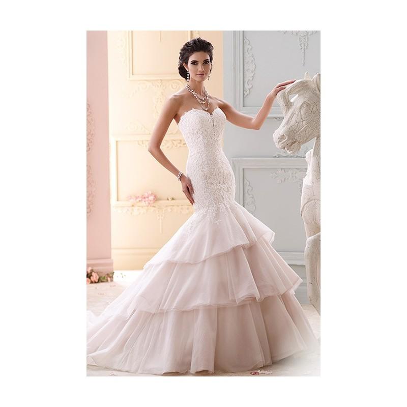 Hochzeit - David Tutera for Mon Cheri - 215262 Adrian - Stunning Cheap Wedding Dresses