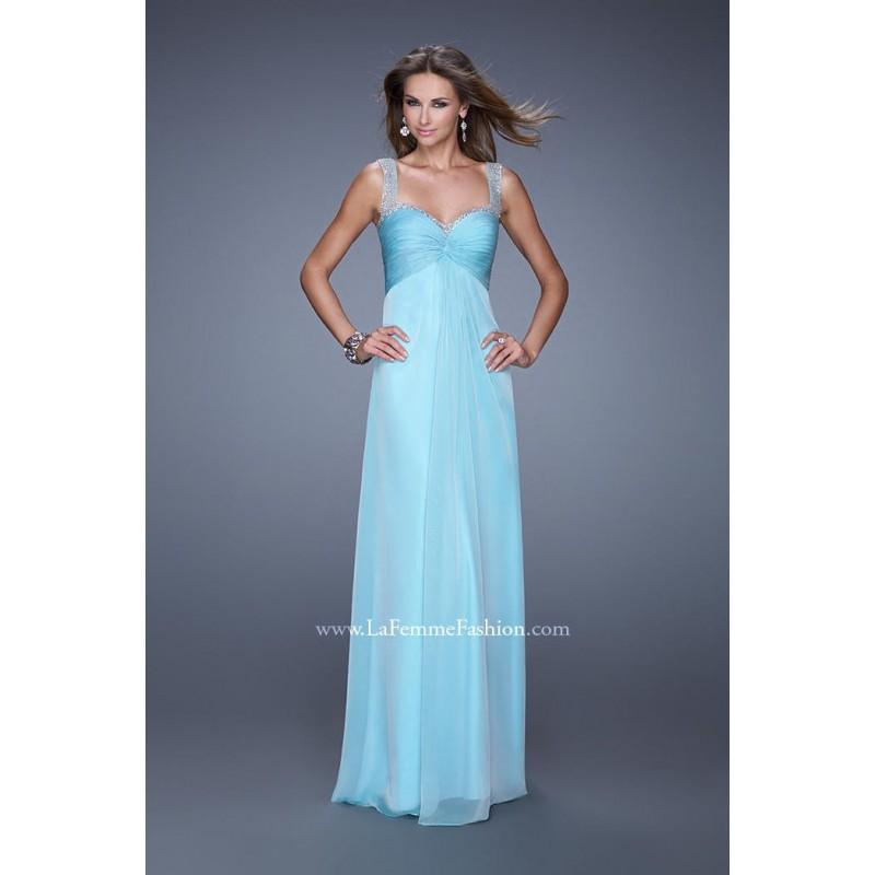 Hochzeit - Aqua Sugarplum La Femme 20678 La Femme Prom - Top Design Dress Online Shop