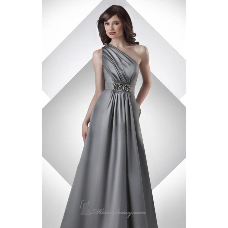 Mariage - Black/Grey 304 Taffeta Dress by Bari Jay - Color Your Classy Wardrobe