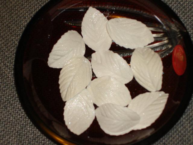 زفاف - Gum Paste Rose Leaf Leaves