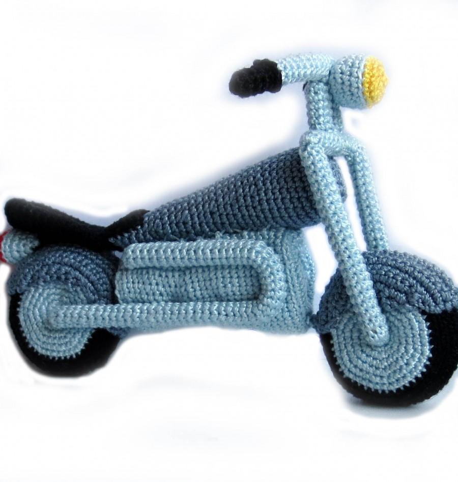 Wedding - Crochet Motorcycle, Amigurumi motorcycle, biker, harley davidson