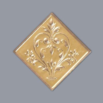 زفاف - Flourish Gold Envelope Seals (Set of 25) Wedding Stickers