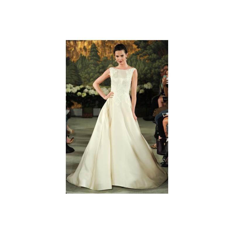 زفاف - Anne Barge SP15 Dress 3 - High-Neck Full Length Spring 2015 The Anne Barge Collections Ivory A-Line - Nonmiss One Wedding Store