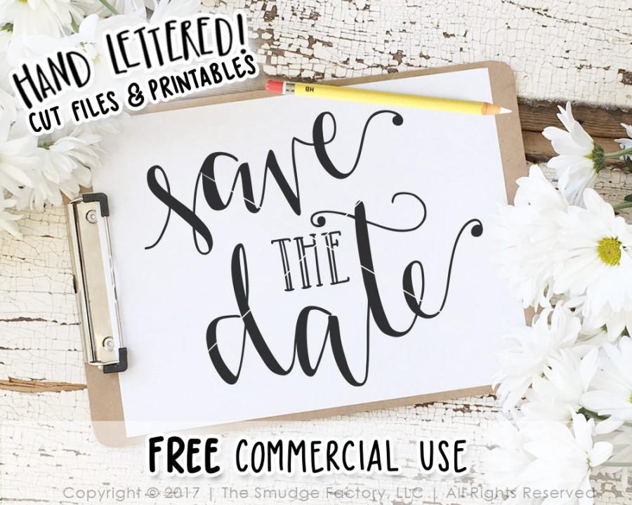 Save The Date Svg Cut File Handwritten Silhouette Cricut Calligraphy File Wedding Announcement Diy Sign Graphic Overlay Clipart Weddbook