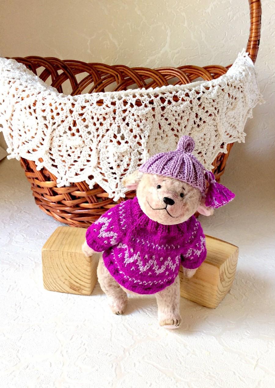 Hochzeit - Teddy bear stuffed animals artist bear plush toys plush bear interior toys unique toys teddy