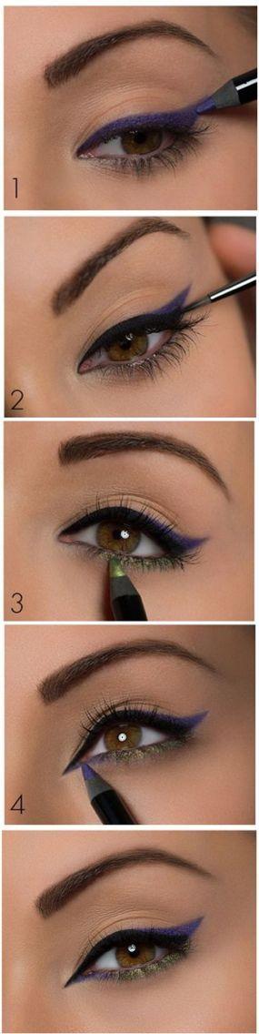 زفاف - 13 Colored Eyeliner Hacks That Will Make Your Eyes Pop