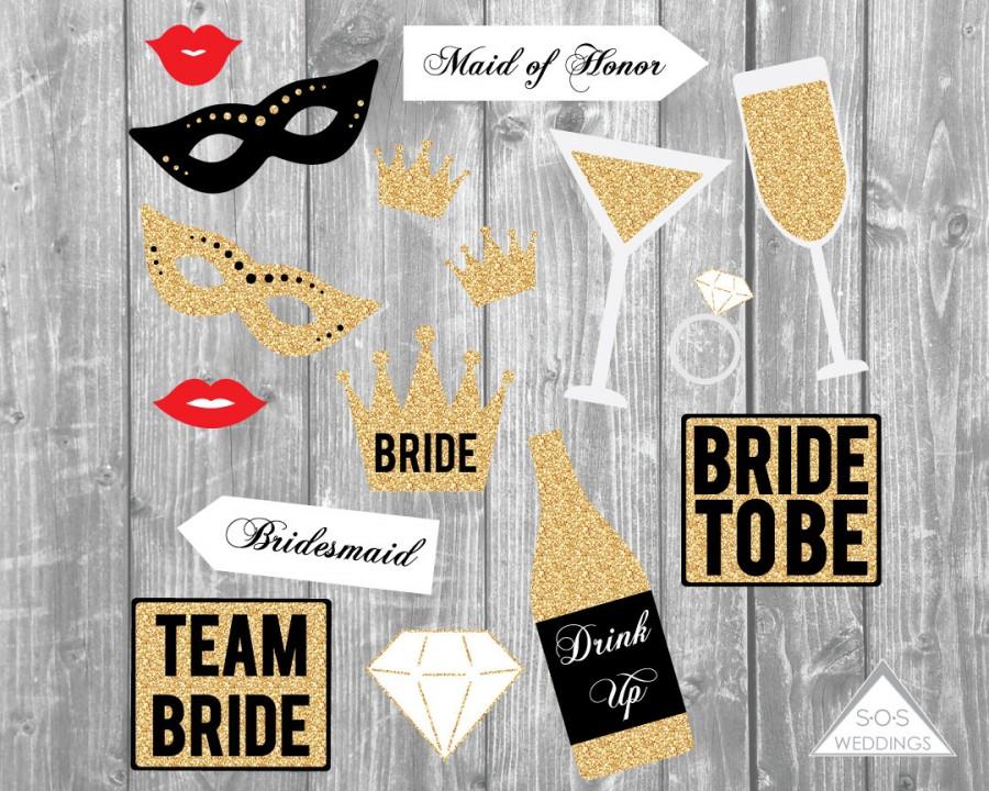 Bachelorette Photo Booth Signs, Bridal Shower Photobooth