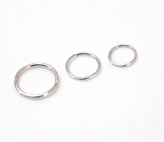 Hochzeit - Cartilage Earring Hoop, Ring Helix, Hoop Gold Silver, Tiny Nose Ring Piercing, Helix Hoop, Cartilage Piercing, Gold Helix jewelry