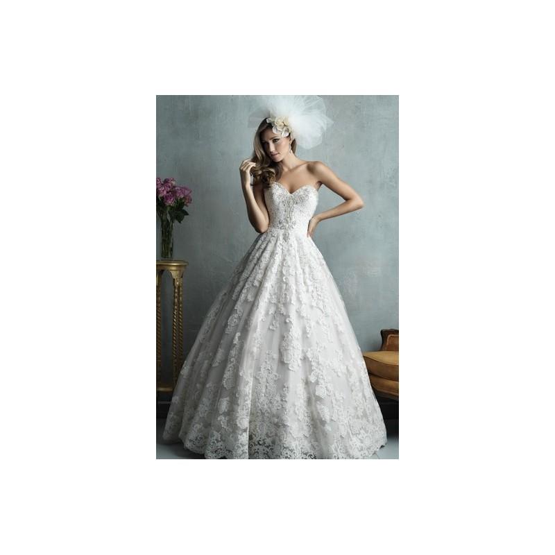 زفاف - Allure Couture C328 - Ivory Allure Sweetheart Ball Gown Spring 2015 Full Length - Nonmiss One Wedding Store