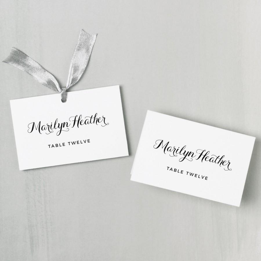 Mariage - Printable Place Card Template 