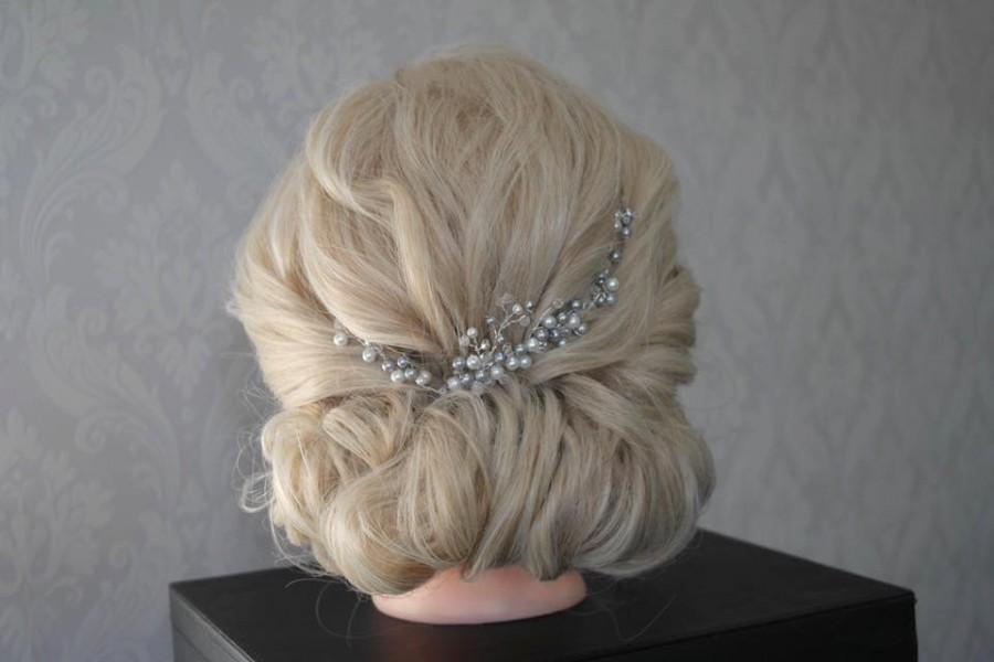 Свадьба - Wedding Hair Accessories, Bridal Hair Peices, Formal Hair Piece, Hair accessories, glass pearls