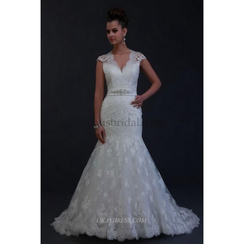 Hochzeit - Venus Bridal Ve8132 Bridal Gown (2014) (VB14_Ve8132BG) - Crazy Sale Formal Dresses